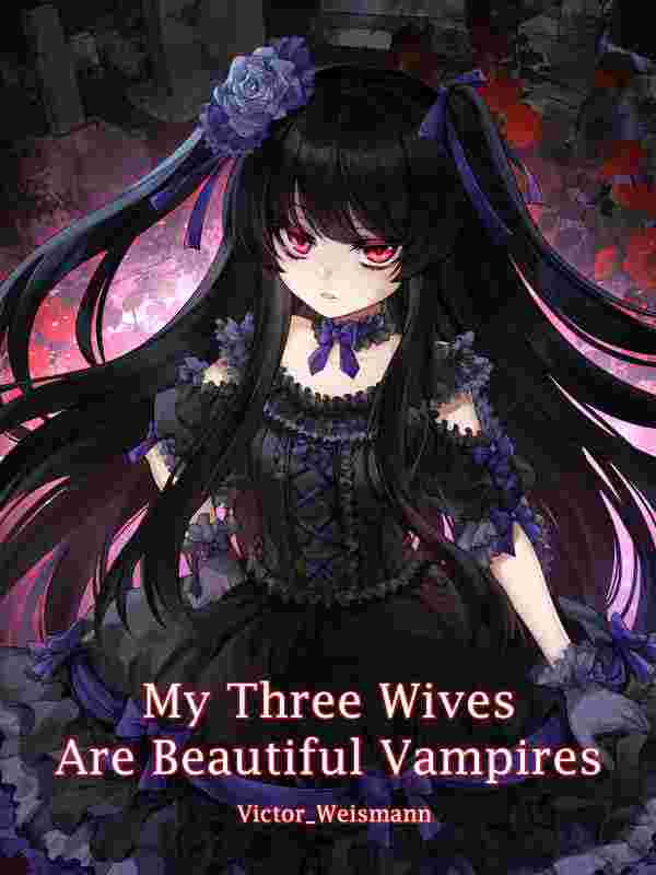 Мои жены прекрасные вампиры. My three wives are beautiful Vampires illustration.